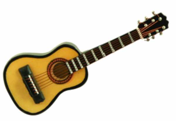 Magnet Çalgı Minyatür Akustik Gitar - 1