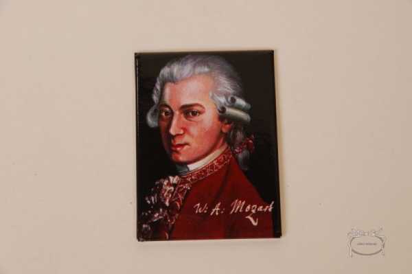 Mozart Portreli Magnet - 1